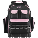 Tool Backpack, 56 Pockets, Heavy-duty Tools Storage Organizer Work Bags with Laptop Compartment & Molded Base, Electrician Jobsite Backpack for Electrician, Repairman, and HVAC Techs
