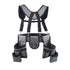 Tool Belt, 22 Pockets Tool Pouch with Suspenders for Men, Heavy Duty Adjustable Utility Belt Bag Suspenders for Electrician, Carpenter, Construction, Work Apron Organizer Waist Adjust 81-173 cm