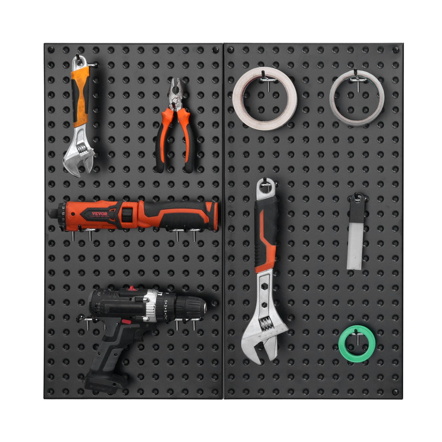 VEVOR Metal Pegboard Panels 812.8 x 406.4  mm 2 Panels Wall Organizer for Home