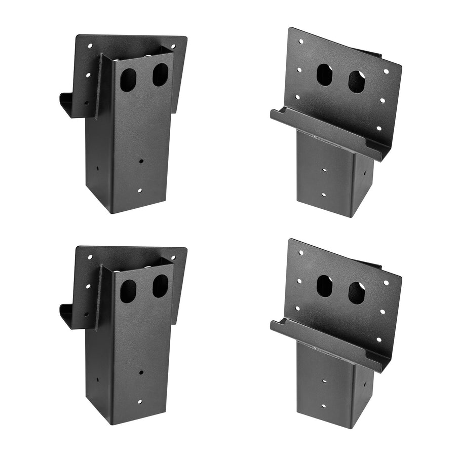 VEVOR Compound Angle Platform Brackets Fit 3.5x3.5 In/88.9x88.9 mm Lumber 4 Pcs