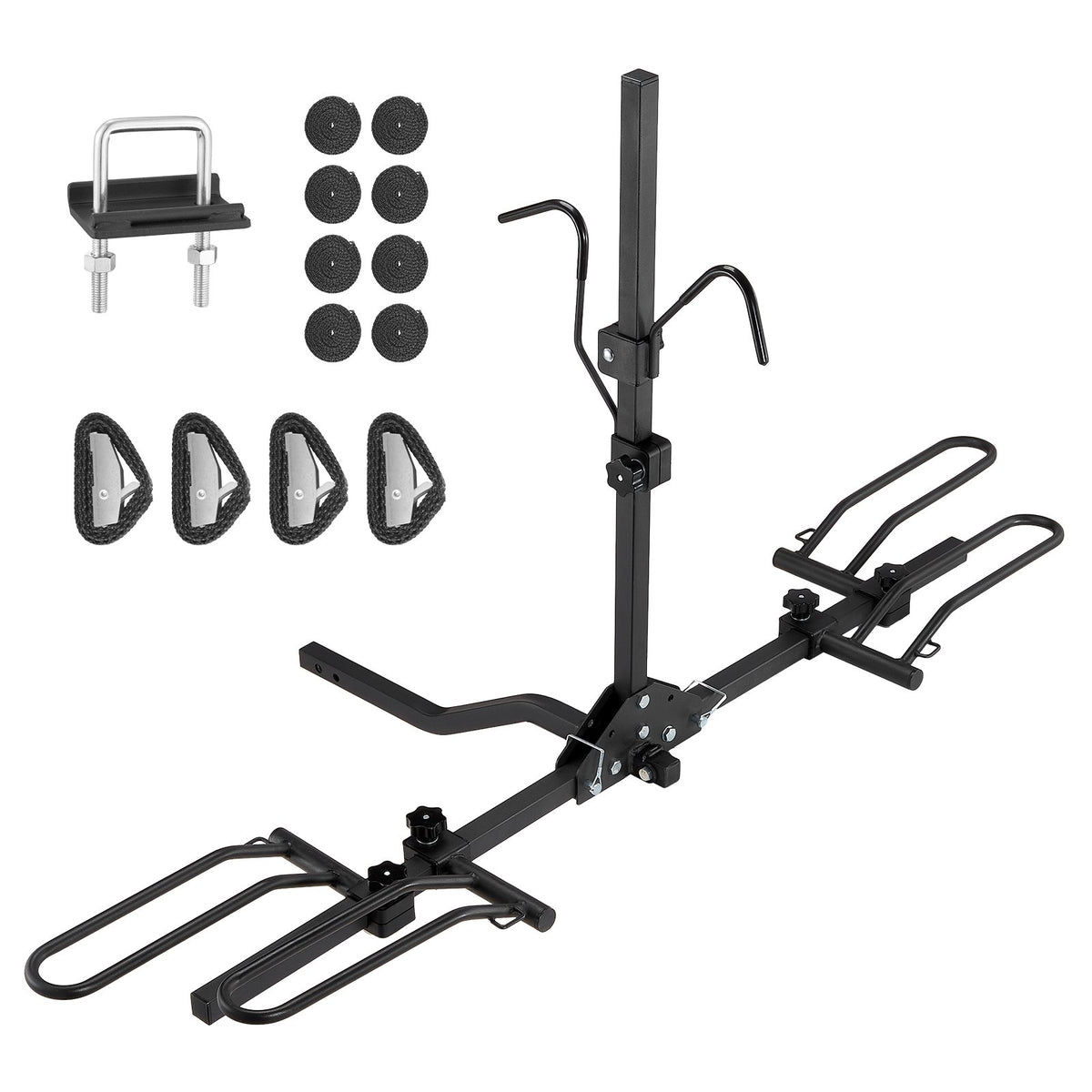 2-Bike Rack Hitch Mount Folding Carrier Car Truck SUV 1.25