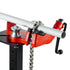 Heavy-Duty Pipe Chain Vise, 1/8" - 5" Pipe Capacity, 26" Rugged Chain & Cast Iron Base, Hitch Mount Vise Plate Holder With Adjustable Height - Fits 2 inch x 2 inch Receiver