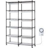 Plant Stand with Grow Light 6 Tiers 200W 59.1" Indoor Plant Grow Shelf