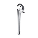 Pipe Wrench, 14" Aluminum Straight Pipe Wrench, Automatic Jaw Adjustment, Adjustable Plumbing Wrench, Easy to Carry, Ergonomic Handle, Hangable Design, for Water Pipes, Automotive Repairs