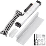 Lathe Linear Scale 150 mm Linear Glass Scale, High Accuracy 0.0002" Optical Length, Precision Linear Scale, Aluminum Body for Drilling, Grinding, Mill Milling Lathe machine with Accessories