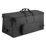 Electronic Drum Kit Bag, 600D, Padded Drum Bag with Wheels, Large 920 x 420 x 410 mm Interior, Lightweight Travel Case with Detachable Dividers, and Multiple Pockets, for Electric Drums, Black