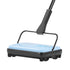 Carpet Sweeper Manual, Floor Sweeper with 300 ml Dustbin Capacity Easy to Empty, 17 cm Cleaning Width for Home Office Carpets Pet Hair Dust, Blue