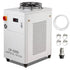 Industrial Water Chiller, CW6000, 1500W Industrial Water Cooler Cooling System with Compressor 15L Water Tank Capacity 65 L/min Max Flow Rate, for CO2 Laser Engraving Machine Cooling Machine