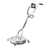 20" Pressure Washer Surface Cleaner, Stainless Steel Pressure Washer Attachments with 4 Wheels, 4500 Max PSI, 3/8 Quick Connector, 2 Spray Nozzles, Dual Handle, for Concrete, Patio, Sidewalk