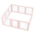 Dog Whelping Box, 1.54x1.5x0.6 m, Transparent Plastic Dog Whelping Pen for Large Sized Dogs, Waterproof Puppy Playpen with Windows & Door Lock, Easy to Clean, Durable Indoor Pet Dogs Cats Birth Kit