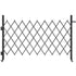 Single Folding Security Gate, Lockable Scissor Gate with 360 degree Swivel Casters, Outdoor Barricade Steel Retractable Gates, for Entry Security, Garage, Warehouse & Pool, 1900 x 1310 mm (W x H)