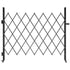 Single Folding Security Gate, Lockable Scissor Gate with 360 degree Swivel Casters, Outdoor Barricade Steel Retractable Gates, for Entry Security, Garage, Warehouse & Pool, 1800 x 1610 mm (W x H)