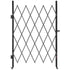 Single Folding Security Gate, Lockable Scissor Gate with 360 degree Swivel Casters, Outdoor Barricade Steel Retractable Gates, for Entry Security, Garage, Warehouse & Pool, 1260 x 1975 mm (W x H)