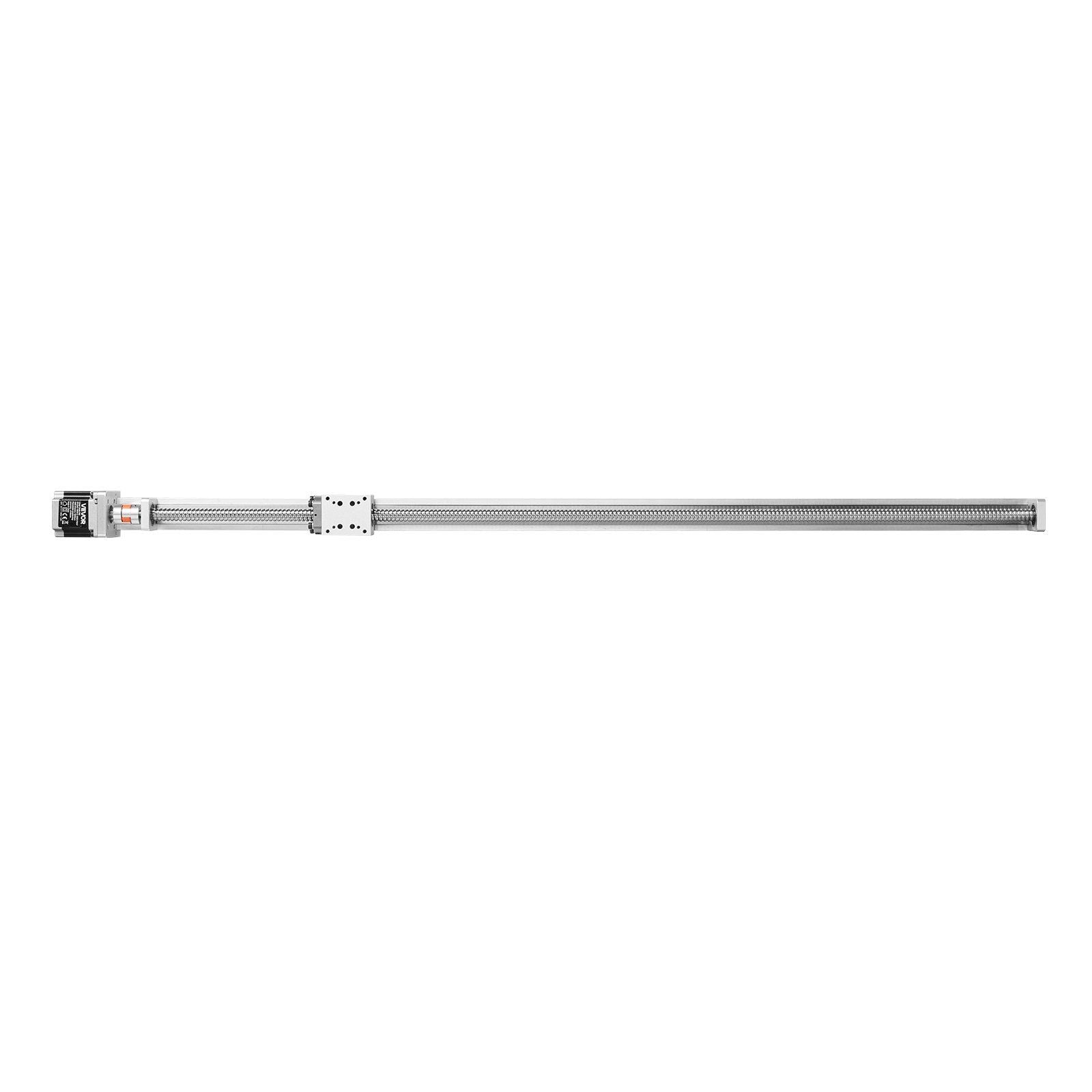 Linear Guide, 1000 mm Stroke Work Size, Ball Screw Motion CNC Linear Guide Stage Actuator, Motorized Nema 23 Stepper Motor, High Precision, for Engraving Machine CNC Milling Machine 3D Printer