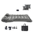 Car Air Mattress, Inflatable Car Camping Mattress, Flocking Thickened Travel Beds, Comfortable and Durable Portable Sleeping Pad with Air Pump, Nozzle, Carry Bag, Fits Most SUV MPV Sedan, Gray