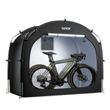 Bike Storage Tent, 3 to 4 Bikes, Outdoor Spacious Bike Storage Tent with Ventilated Window, Waterproof Easy-to-Install Bike Tent with High Strength Fiberglass & Dual Zippers, Fit for Bicycle
