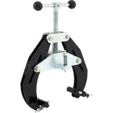 Pipe Clamp, 2 to 6 in, High Strength Ultra Clamp with Quick Acting Screws, Steel Pipe Alignment Tool with Lightweight Design, Black
