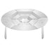 Fire Pit Heat Deflector for Solo Stove Yukon, 685.8 mm Bonfire Round for Wood Burning Fire Pit, 304 Stainless Steel Heat Diffuser, Detachable Burner Cover Camping Accessories