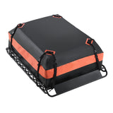 Roof Rack Basket, 1300 x 910 x 105 mm, Universal Rooftop Cargo Carrier with 44.1 x 34.3 x 10.2 in Cargo Bag, Net, Ratchet Straps, 90.7 kg Max Load Capacity Car Top Luggage Holder, for SUV Car