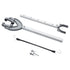 Transom Saver, 609.6-914.4 mm, Adjustable Boat Transom Saver with Heavy-Duty Head, Corrosion-Resistant Easy-to-Install Transom Savers for Less Than 100 HP Outboard Motor , Fit for Roller & Trailer