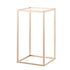 Wedding Flower Stand, 10PCS 40cm Column Flower Stand, Floral Stands with Acrylic Laminate, Gold Rectangular Floral Display Rack for Wedding, Party, Birthday, Home, Gold Centerpiece Stands
