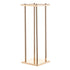 Wedding Flower Stand, 10PCS 60cm Column Flower Stand, Floral Stands with Metal Laminate, Cylindrical Cubic Floral Display Rack for Wedding, Party, Birthday, Home, Gold Centerpiece Stands