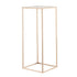 Wedding Flower Stand, 10PCS 60cm Column Flower Stand, Floral Stands with Acrylic Laminate, Gold Rectangular Floral Display Rack for Wedding, Party, Birthday, Home, Gold Centerpiece Stands