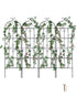 4 Packs Metal Garden Trellis for Climbing Plant Support 71x20 in Rustproof