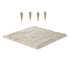 Garden Stepping Stones, 16Pcs 39.5x39.5 cm, Decorative Stepping Stones with Stakes, Weather-Resistant Plastic Pathway Pavers, Smooth Surface, Outdoor Walkway for Lawn Patio Landscape, Beige