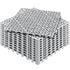 Modular Interlocking Cushion, 12 Pack 30 x 30 cm Splicing Drainage Mats, Soft PVC Interlocking Drainage Floor Tiles, Non-Slip Drainage Holes for Restroom, Bathroom, Kitchen, Pool, Wet Area, Gray