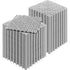 VEVOR Modular Interlocking Cushion, 55 Pack 30 x 30 cm Splicing Drainage Mats, Soft PVC Interlocking Drainage Floor Tiles, Non-Slip Drainage Holes for Restroom, Bathroom, Kitchen, Pool, Wet Area, Gray