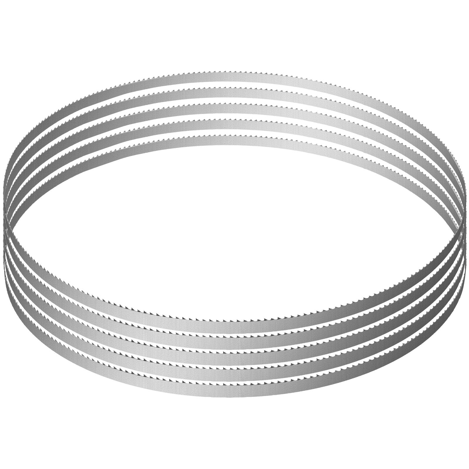 Band Saw Blade, 1650*16*0.56mm, 5 PCS/Pack Meat Bandsaw Blades for Replacement, Carbon Steel Blade, Meat Cutting Blade Wrapped by Rust-Proof Paper, Fit for Commercial Bone Saw Machines