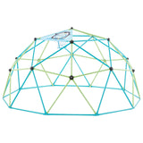 Climbing Dome, 305cm Geometric Dome Climber for Kids, 453kg Loading Jungle Gym Playground with Octopus Net & 2 Basketballs, Easy-Assembly Outdoor Backyard Climbing Toys - Gift for Boys Girls