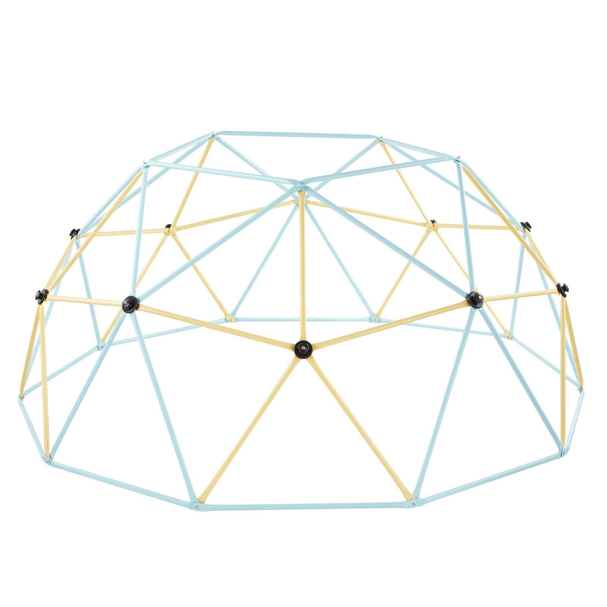 Climbing Dome, 305cm Geometric Dome Climber, 453kg Loading Jungle Gym Playground with 2 Basketballs & Octopus Net, Easy-Assembly Outdoor Backyard Climbing Equipment for Kids 3 to 10 Years Old