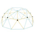 Climbing Dome, 305cm Geometric Dome Climber, 453kg Loading Jungle Gym Playground with 2 Basketballs & Octopus Net, Easy-Assembly Outdoor Backyard Climbing Equipment for Kids 3 to 10 Years Old
