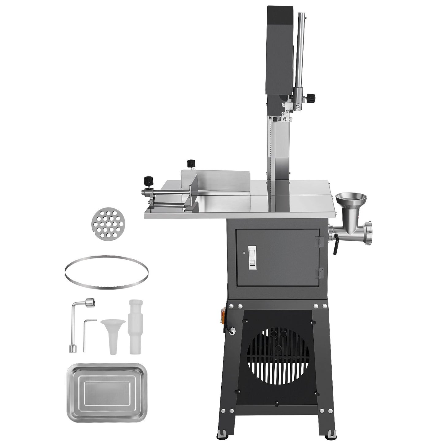 550W Commercial Electric Meat Bandsaw Stainless Steel Bone Sawing Machine