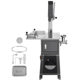 550W Commercial Electric Meat Bandsaw Stainless Steel Bone Sawing Machine