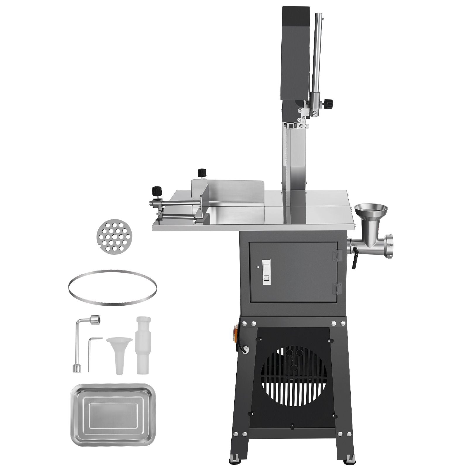 550W Commercial Electric Meat Bandsaw Stainless Steel Bone Sawing Machine