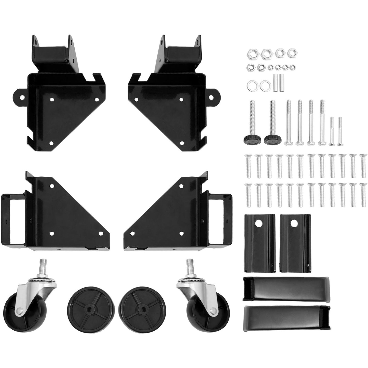 Mobile Base, 181.4 kg Capacity, Adjustable from 241.3 x 241.3 mm to Infinity, Heavy Duty Universal Mobile Base Stand with Swivel Wheels, for Woodworking Equipment, Bandsaw, Power Tools, Machines