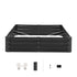 Metal Raised Garden Bed, 8 x 4 x 1 ft Outdoor Galvanized Planter Box, with Open Bottom, Large Planter Raised Bed for Gardening Vegetables, Flowers, Herbs, and Succulent Plants, Dark Gray