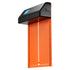 Automatic Chicken Coop Door, Battery Powered Chicken Coop Door with Timer & Manual Setting, Anti-Pinch Security, Durable Aluminum Alloy, Chick Run Gate Opener with Waterproof Sealing, Orange