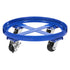 55 Gallon Drum Dolly 2000 lbs Barrel Dolly Cart Drum Caddy 4 Caster Wheels