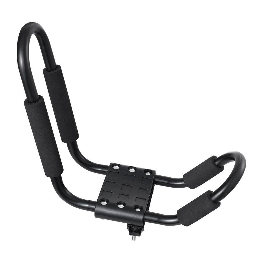 VEVOR Kayak Roof Rack 2 Pairs J-Bar, Soft Roof Rack, Top Mount Tie Down, Carrier for kayak, Surf Board, Canoe, SUP, Ski Board, Mount on Car, SUV, Truck, 2 Kayaks