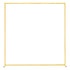 Arch Backdrop Stand, 2 x 2 m, Stable Structure, Easy Assembly, Square Gold Metal Arch Backdrop Stand for Wedding, Birthday Party, Graduation, Holiday Celebration, and Ceremony Decoration