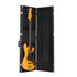 Bass Guitar Hard Case, 1220 mm Rectangular Guitar Hard Case, With Lock Latch Keys Handle, PVC Padding Soft Lining Water-Resistant Hard Shell Guitar Case, for 990-1180 mm Bass Guitars, Black