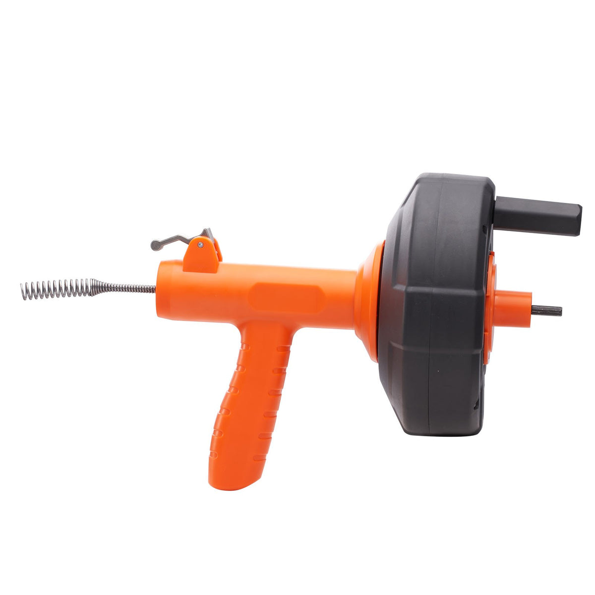 Drain Auger 25ft 1/4in Drum Plumbing Drain Snake Clog Remover Autofeed