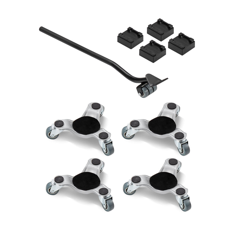 VEVOR Furniture Dolly 4 pcs Steel Tri-dolly Set Furniture Mover 200 kg Capacity