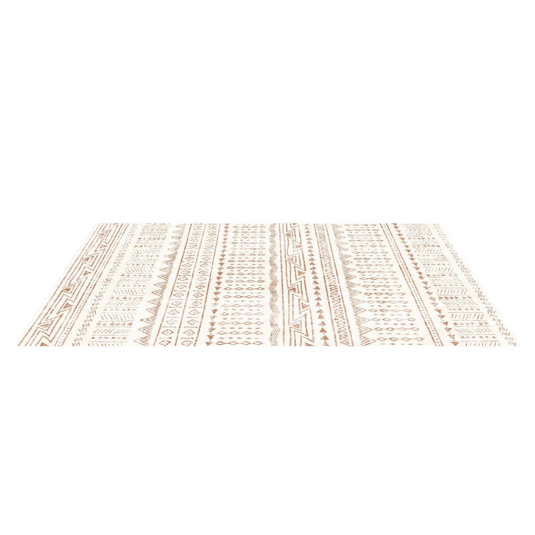 VEVOR Area Rug, 1524x2133.6mm Large Washable Rug, Non-Slip Tear-Resistant Soft Carpet, Pet & Child Friendly Modern Area Rugs, Indoor Mat for Bedroom, Office, Living Room, Kids Room, Entryway, Beige