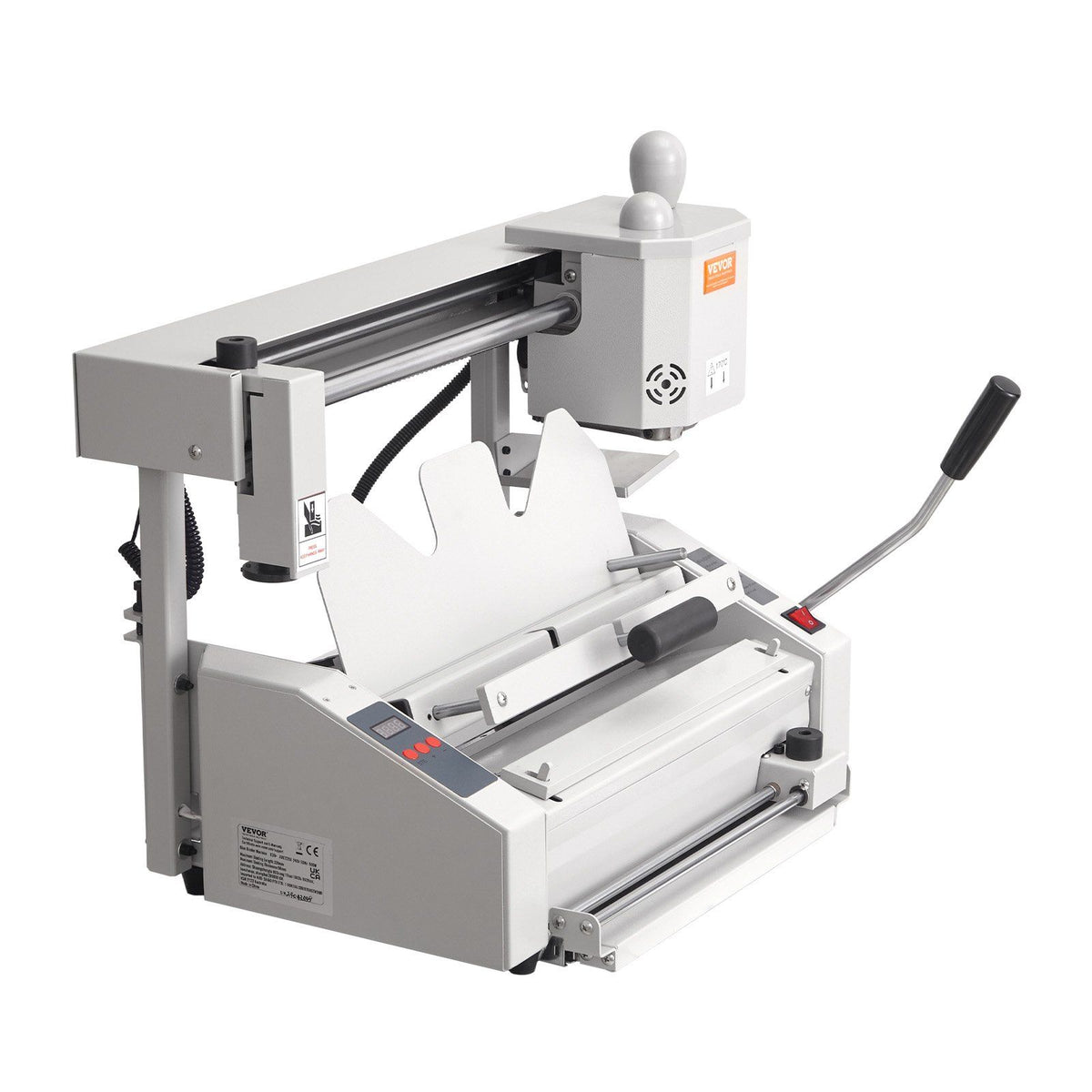 Thermal Binding Machine, 400 Sheets Capacity Hot Glue Binding Machine, Thermal Book Binder 50mm Binding Thickness A3(Short Edge)/A4/A5 Document with Milling Cutter