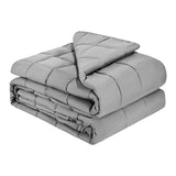 Weighted Blanket, 11 kg, 1524 x 2032 mm Queen Size, Cooling Breathable Heavy Blanket with Glass Beads, All-Season Use, Suitable for 113-140 kg Adults, Anxiety Stress Relief, Improve Sleep, Grey